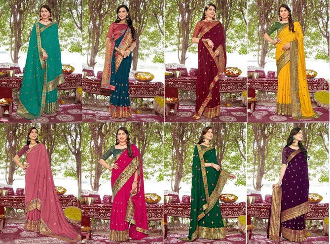 Rosy Vol 4 Party Wear Sarees Catalog
